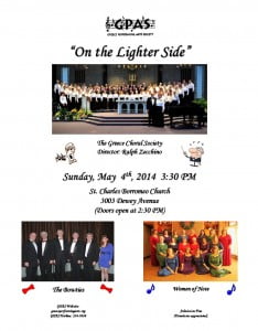 2014 Spring Concert Flyer and Poster